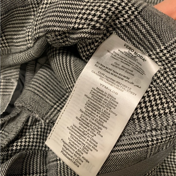 Vero Moda Paperbag Plaid Pants - Picture 7 of 11